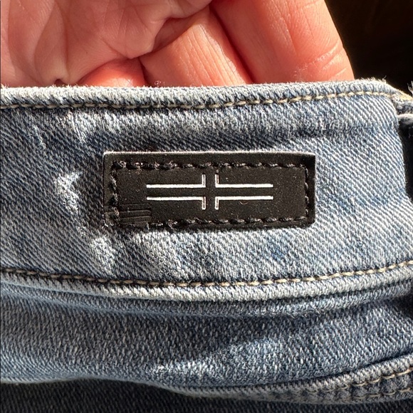 Liverpool Jeans Womens 12/31 Charlie Crop Wide Rolled Cuff Stretch Champlain - Picture 8 of 14